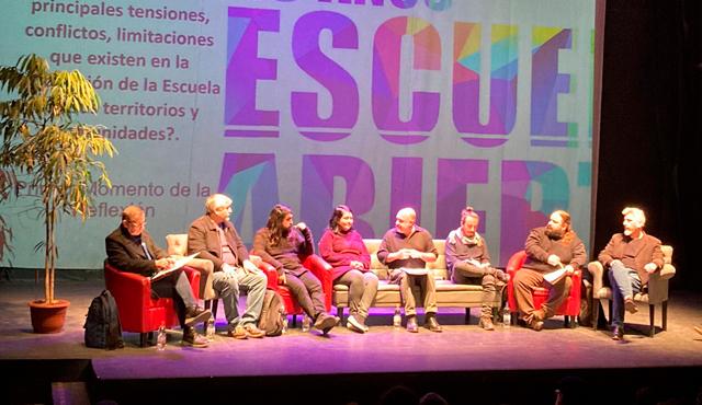 Panel inaugural Seminario Escuela Abierta Recoleta