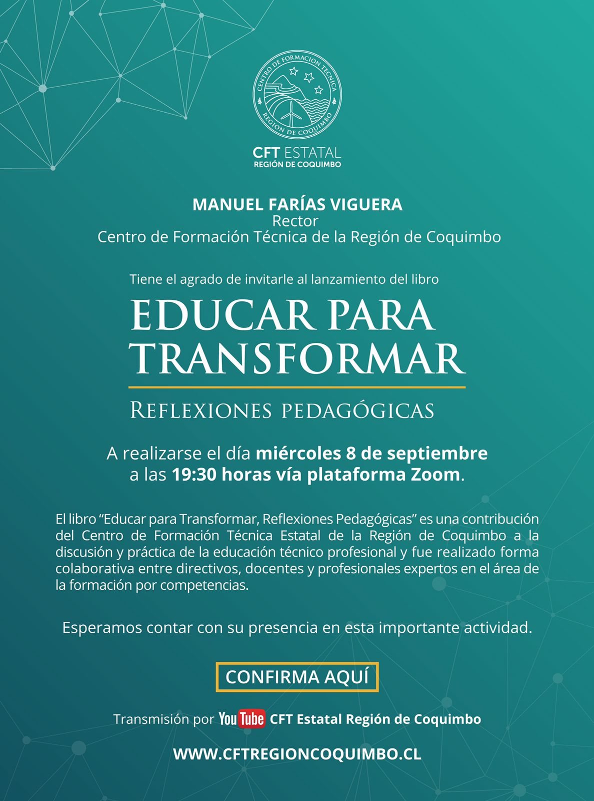 Lanzamiento libro Educar para Transformar: Reflexiones Pedagógicas -  SABERES DOCENTES - Centro de Estudios y Desarrollo de Educación Continua  para el Magisterio